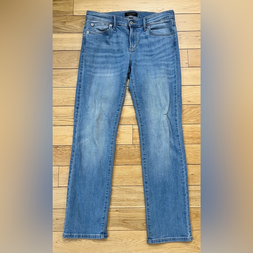 Banana Republic Girlfriend Jeans Petite 27/4 – Light Wash Straight Denim